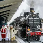 Božičkov muzejski vlak 2025 vozni red in cenik Božičkovega muzejskega vlaka 2025 s parno lokomotivo Ljubljana, Kamnik, Grosuplje, Sevnica, Trebnje