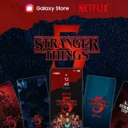 Samsung in Netflix sta za Stranger Things navdušence pripravila ekskluzivno temo in ozadja serije Stranger Things