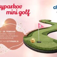 Mini golf v Cityparku od 18. do 28.2.2026 vsak dan brezplačno ponuja devet igrišč