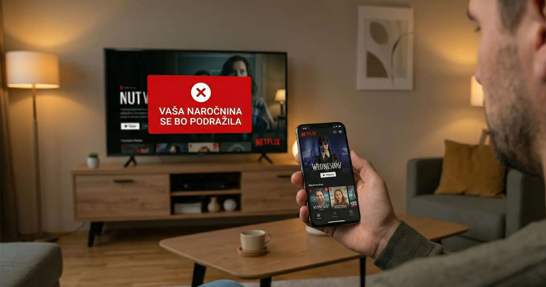Betflex Netflix Slovenija s podražitvijo, cena Netflix naročnine v 2026 ne bo ...