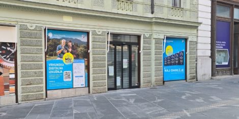 Telekom Slovenije na Čopovi ulici v Ljubljani konec maja 2026 odpira Telekomov center