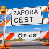 Zapora cest Pot ob žici 2026 Ljubljana (9. maj 2026) Pohod ob žici 2026