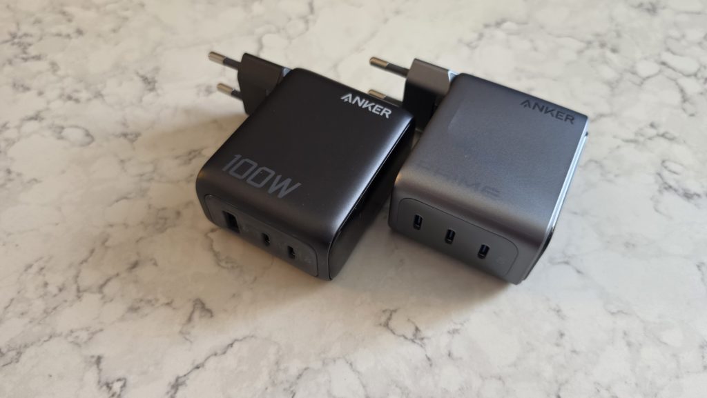 Anker Prime Charger 160W in Anker 100W test polnilev 1