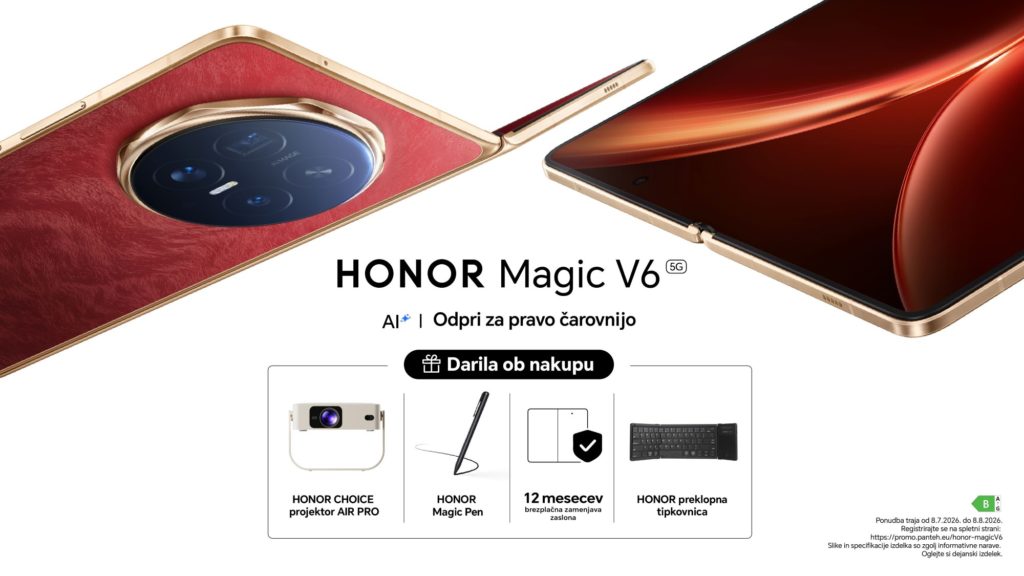 Cena za Honor Magic V6 Slovenija darila