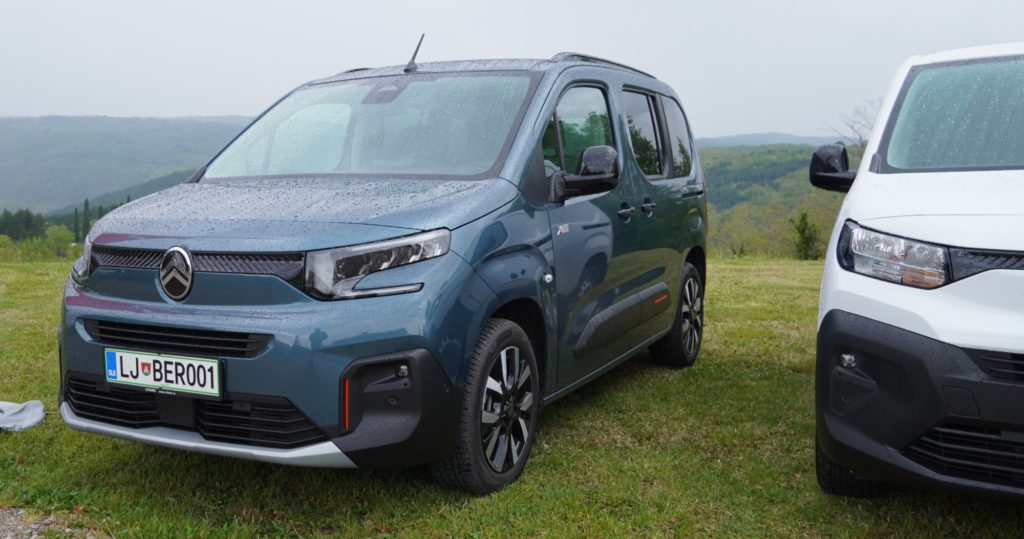 Citroën Berlingo znova tudi z dizlom popravek smeri po električnem eksperimentu