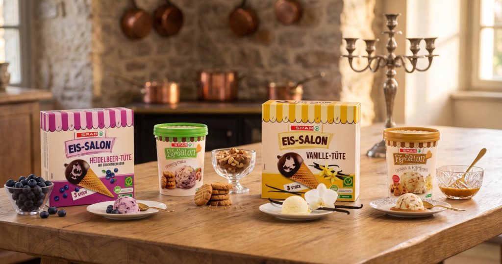 Novi okusi SPAR Eis Salon stavijo na teksturo in igrivost