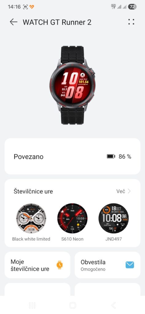 Test Huawei Watch GT Runner 2 Huawei Health 1