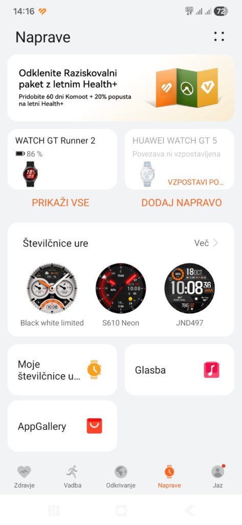 Test Huawei Watch GT Runner 2 Huawei Health
