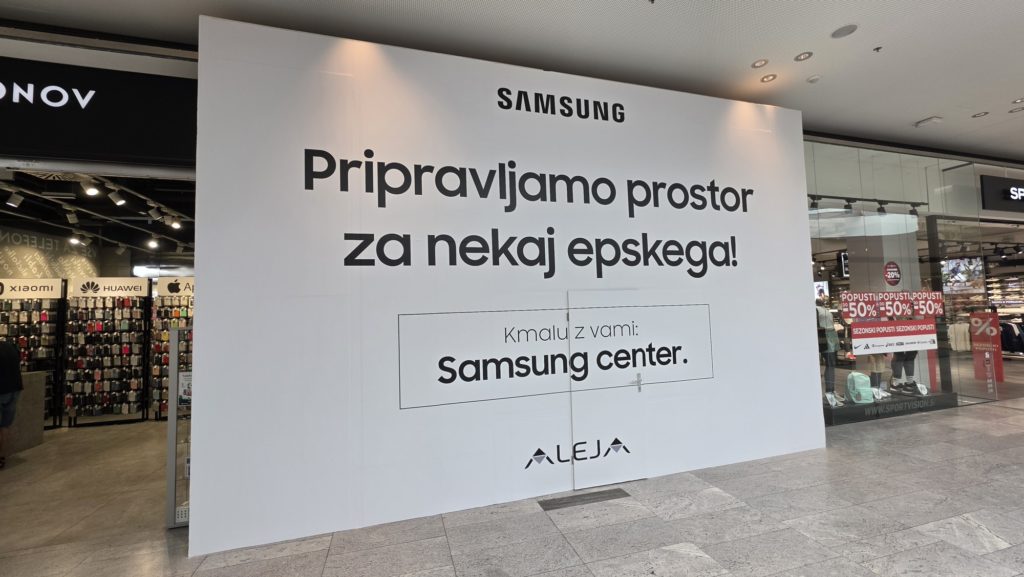 Aleja Ljubljana dobiva trgovino Samsung Center