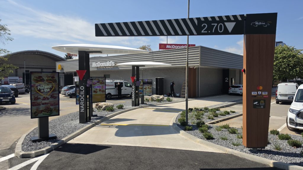McDonald's Žito Ljubljana prenovljenMcDrive