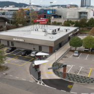 V prenovljeni restavraciji McDonald's Žito v Ljubljani zdaj zbirajo deževnico in jo uporabljajo za sanitarno vodo