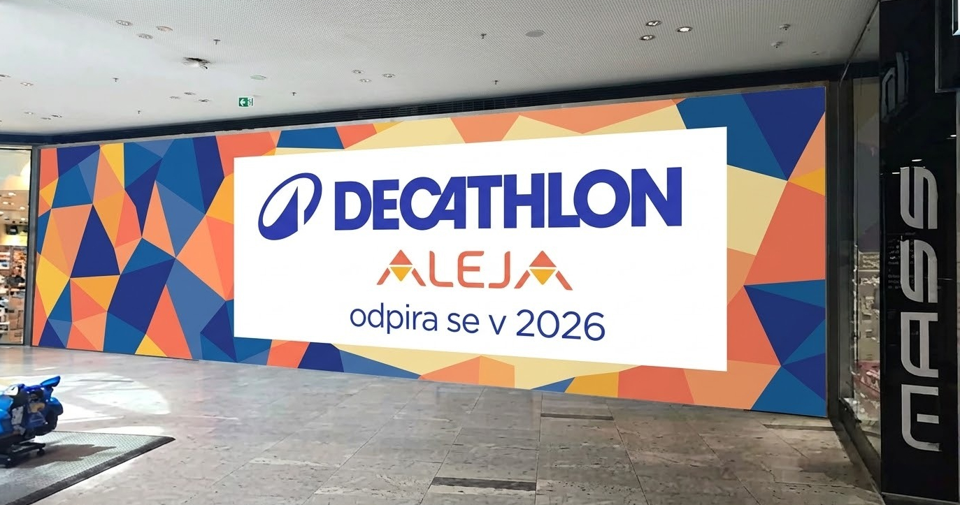 Aleja dobiva Decathlon še v letu 2026, vrata bo odprl na lokaciji, kjer je bil prej Hervis