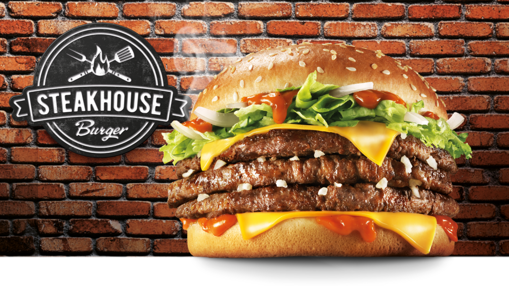 Družina Steakhouse burgerjev v McDonalds slovenija