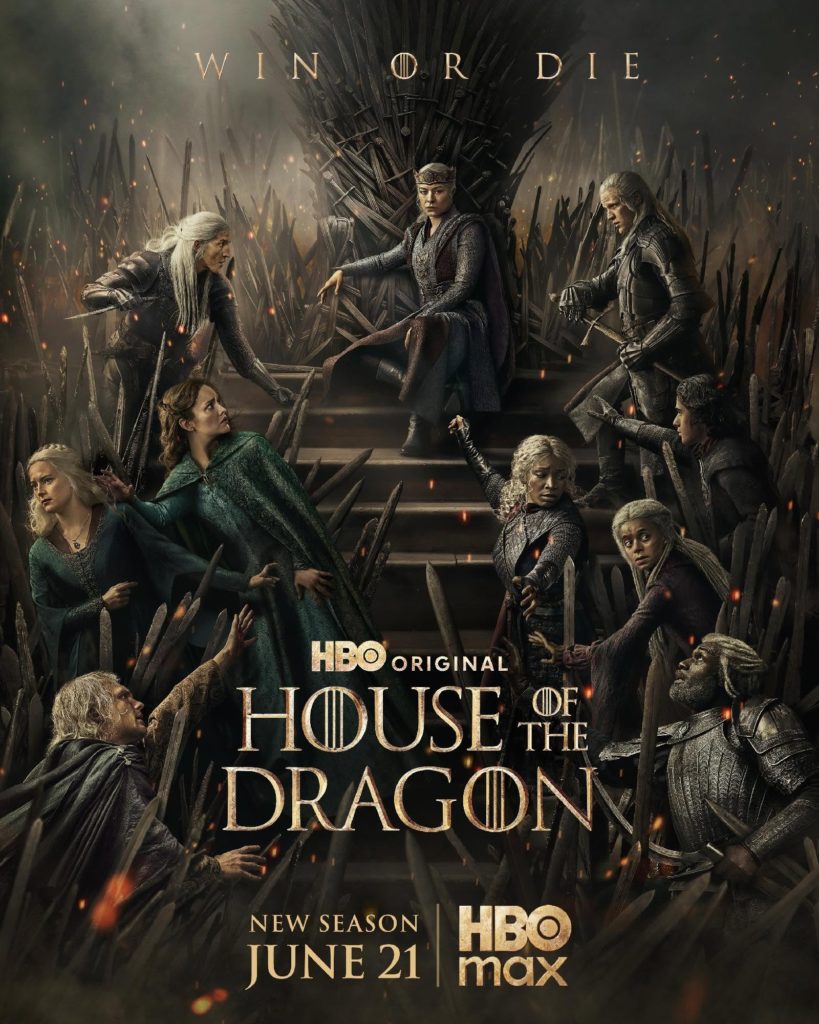 Grozljivo nadaljevanje Plesa zmajev 3 sezona Zmajeva hiša (House of the Dragon) 2