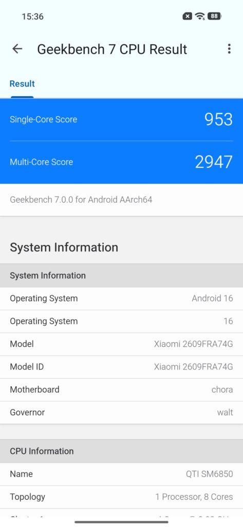 Test Xiaomi Redmi Note 17 Pro Max benchmark geekbench 7