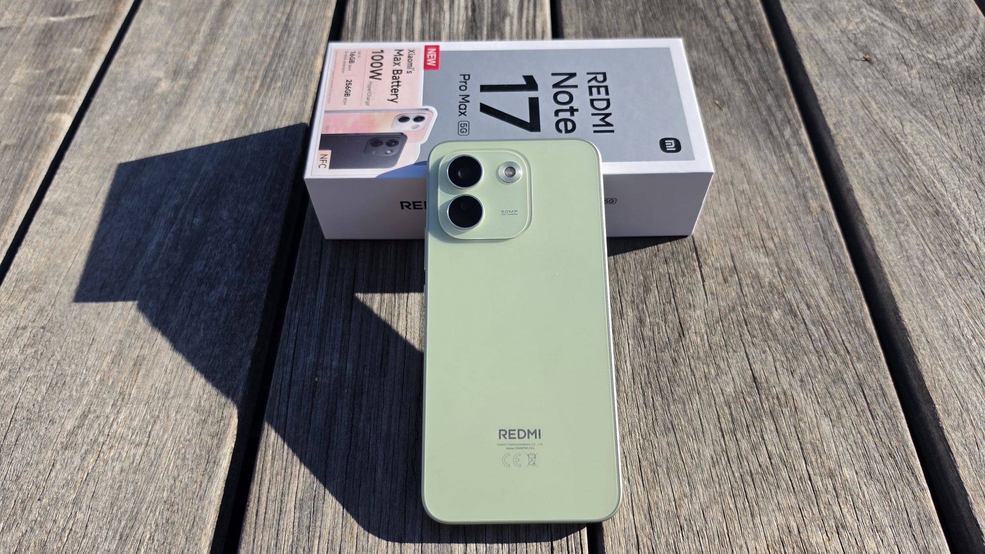 Test Xiaomi Redmi Note 17 Pro Max embalaza