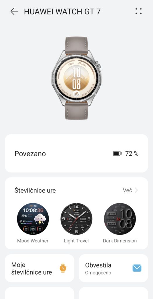 Huawei WATCH GT 7 Dodatne aplikacije se na uro nameščajo prek AppGallery