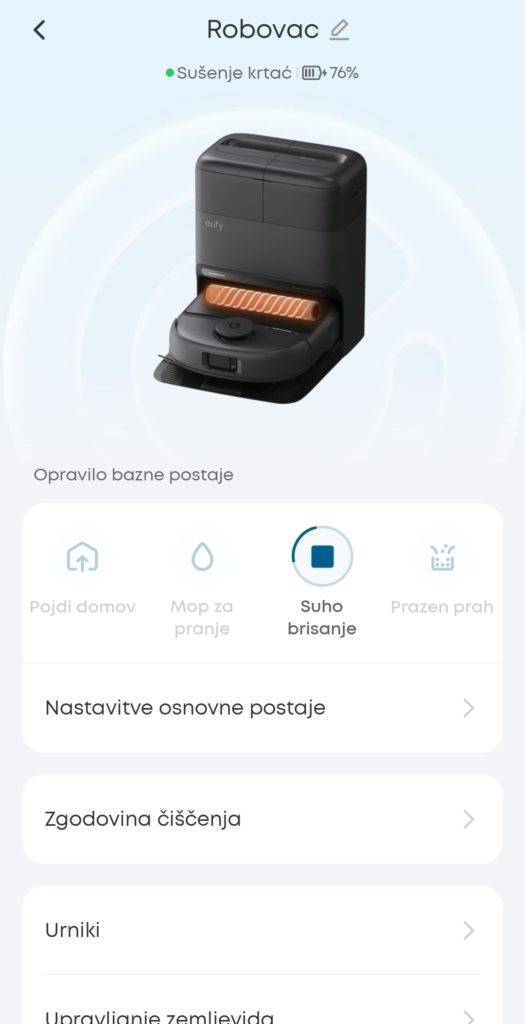 Test Anker eufy Omni C28 Anker eufy aplikacija sesanje 2