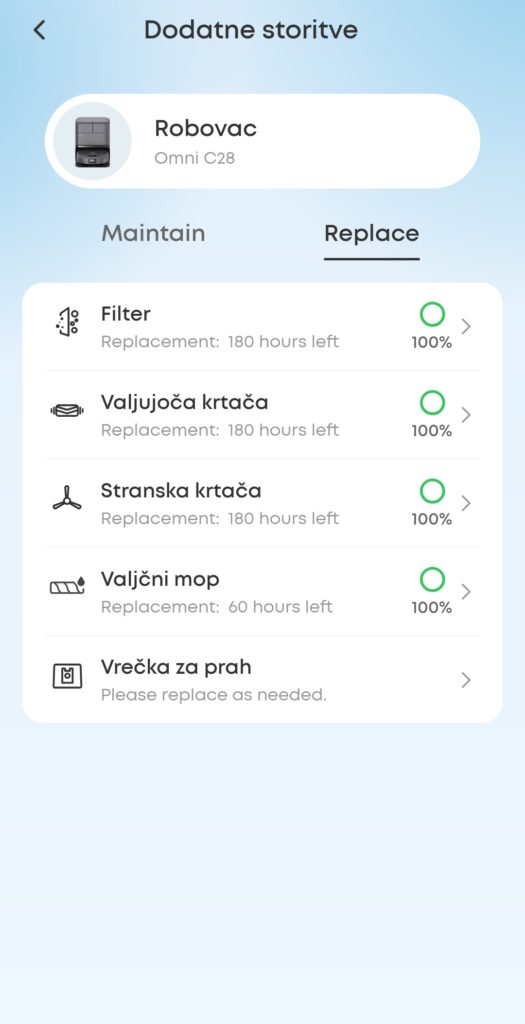 Test Anker eufy Omni C28 Anker eufy aplikacija vzdrzevanje 1