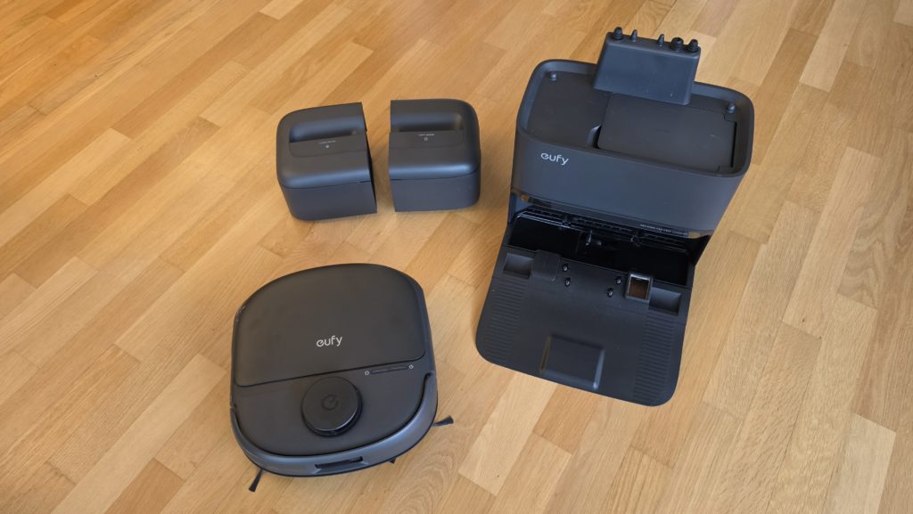 Test Anker eufy Omni C28 Tri stopnje uporabe vode omogočajo precej različne načine pomivanja