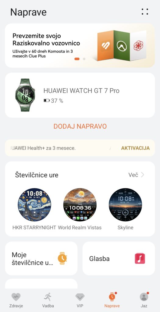 Test Huawei Watch GT 7 Pro ura Huawei Health 1