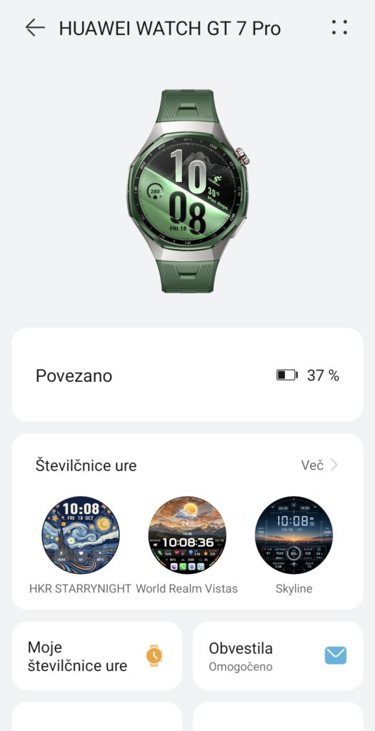 Test Huawei Watch GT 7 Pro ura Huawei Health 2
